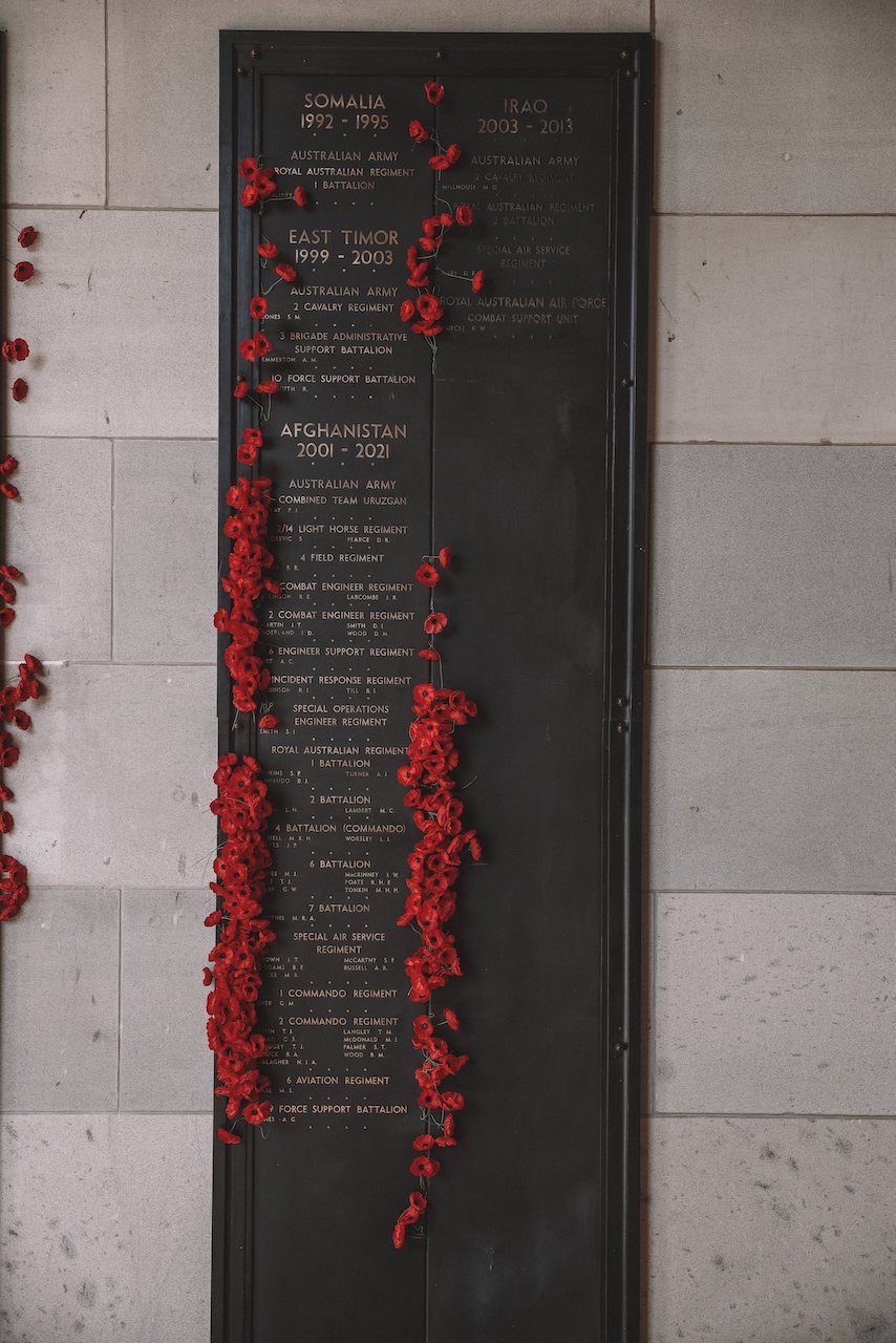 Afghanistan List - Australian War Memorial - Canberra - Australian Capital Territory - Australia