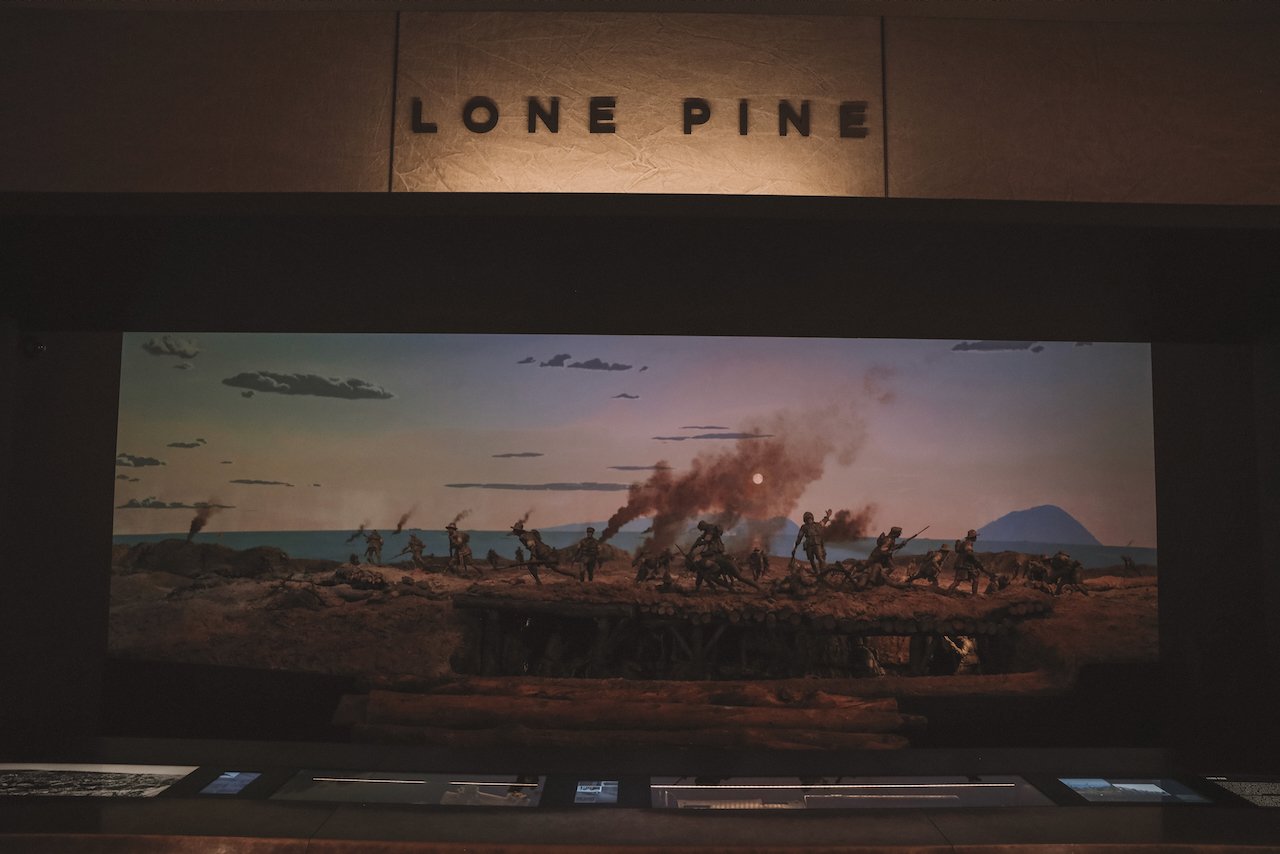Réplique 3D de la bataille de Long Pine - Mémorial australien de la guerre - Canberra - Territoire de la capitale australienne (ACT) - Australie