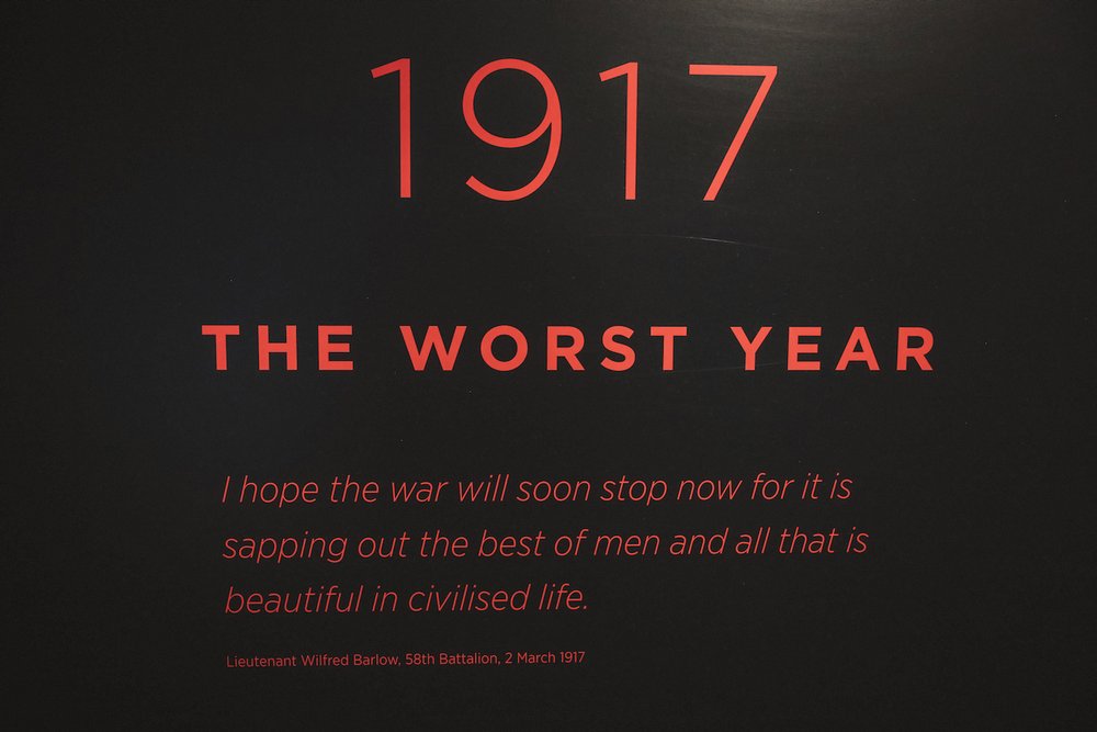 1917 the worst year during WWI - Australian War Memorial - Canberra - Australian Capital Territory - Australia