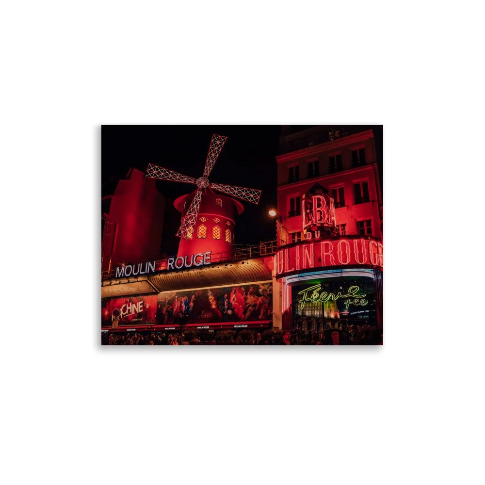 Moulin Rouge Print | Lust In Her World | Travel Blog