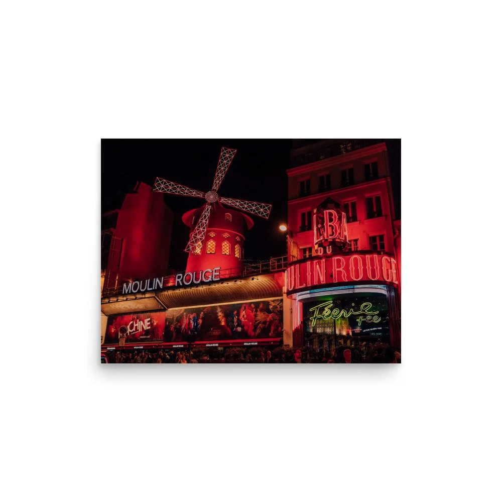 Moulin Rouge Print | Lust In Her World | Travel Blog