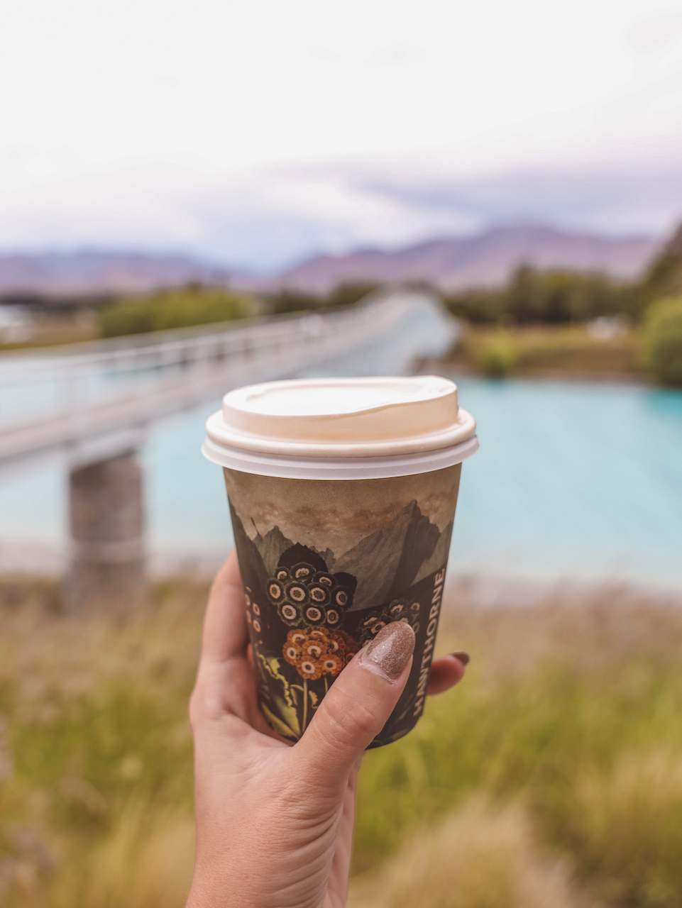 Coffee from The Greedy Cow Cafe - Lake Tekapo - New Zealand