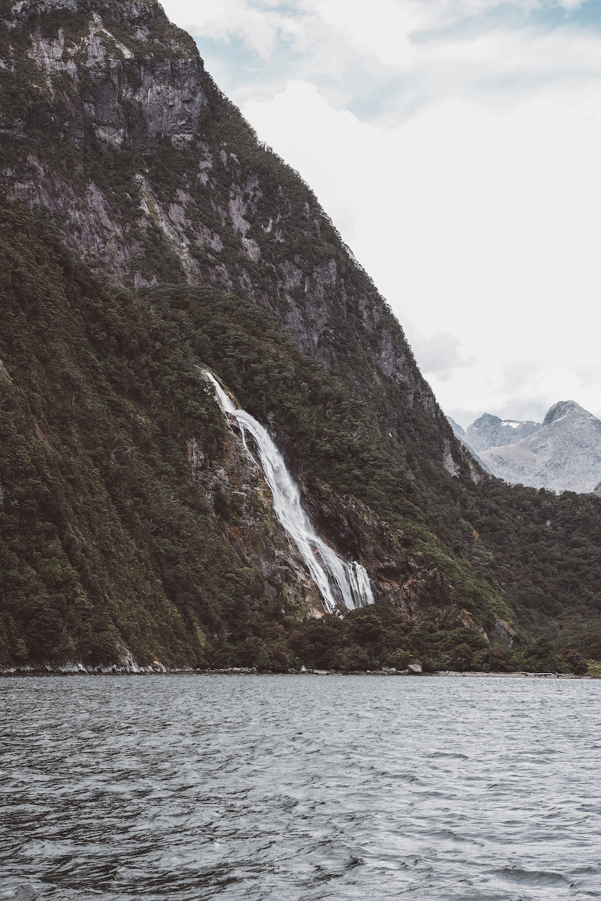 Another stunning waterfall - Milford Sound Day Trip - New Zealand