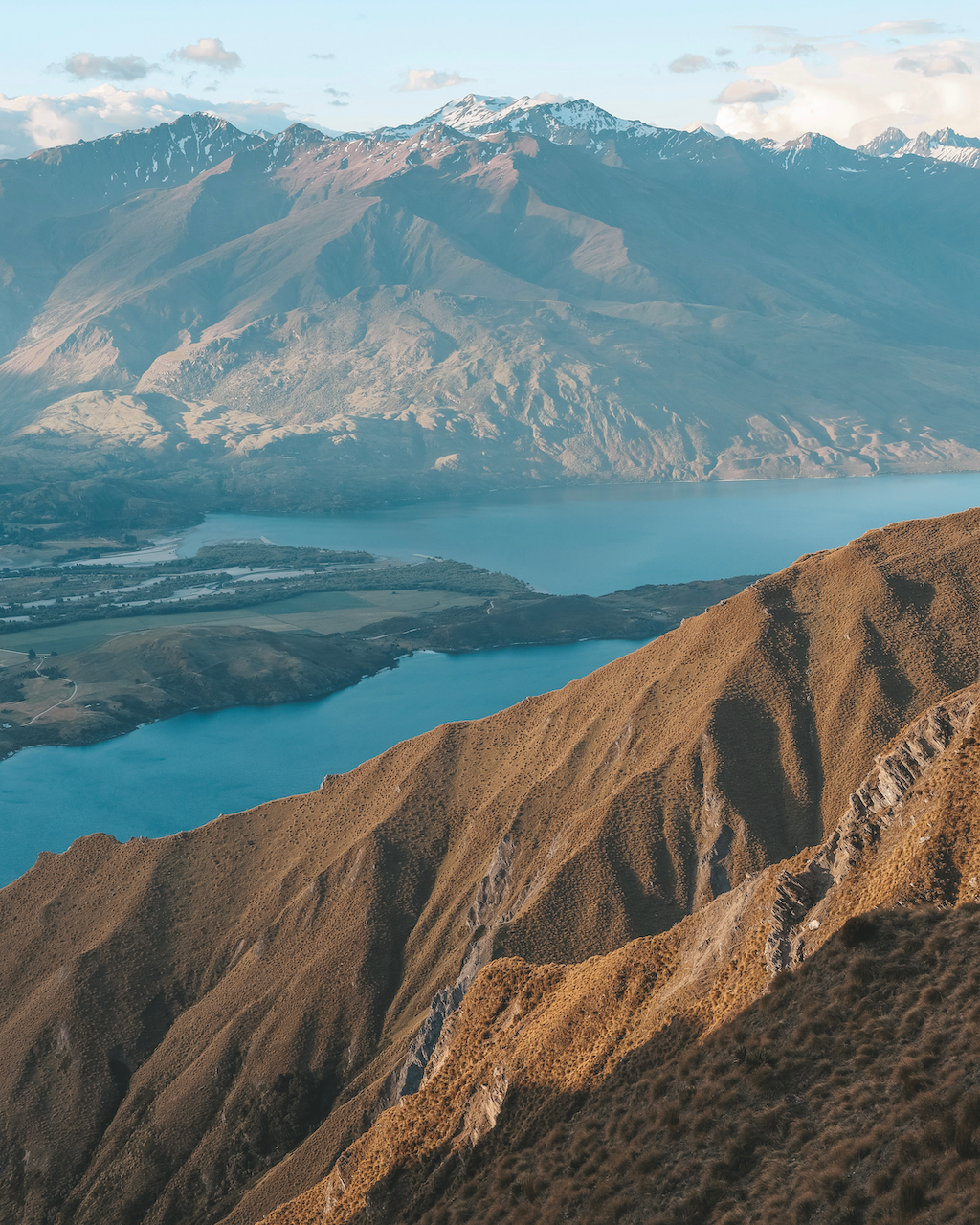 Scenic views from the top - Roy's Peak - Lake Wanaka - New Zealand