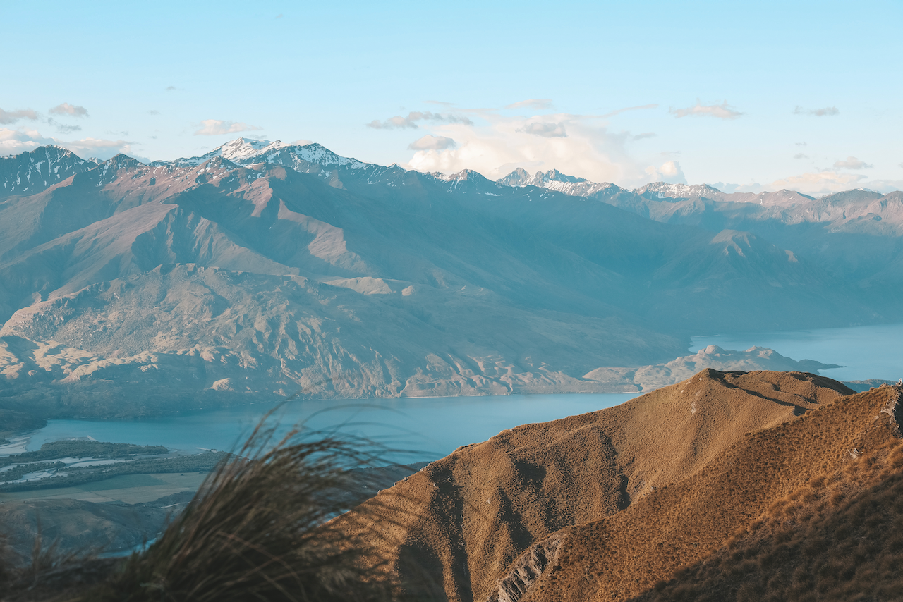 Vue panoramique - Le sommet de Roy's Peak - Lac Wanaka - Nouvelle-Zélande