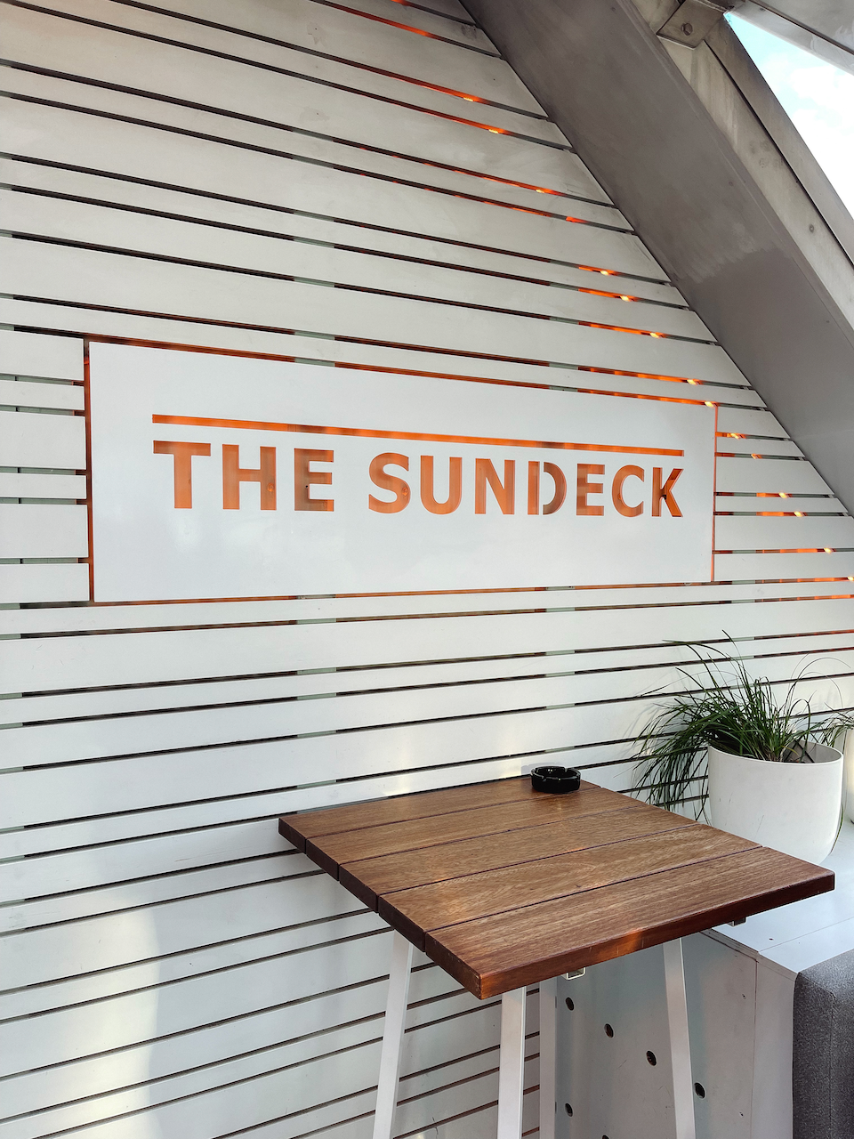 The Sundeck Sign - Queenstown - New Zealand
