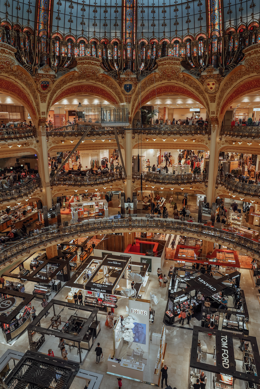 The beauty shops of Lafayette Galeries - Paris - France