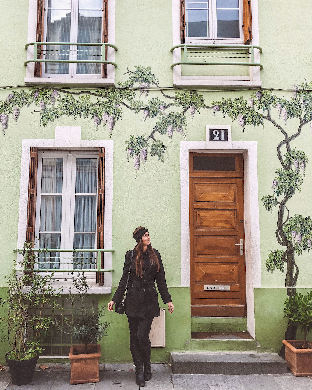 Green house on Rue Crémieux - Paris - France