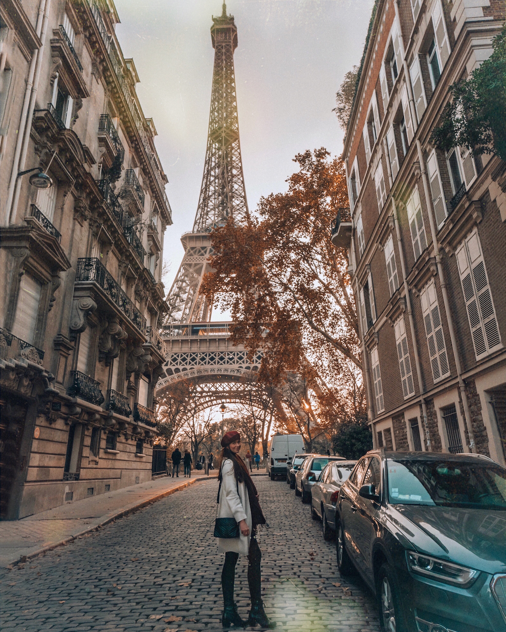 Rue de l'Université en automne - Paris - France
