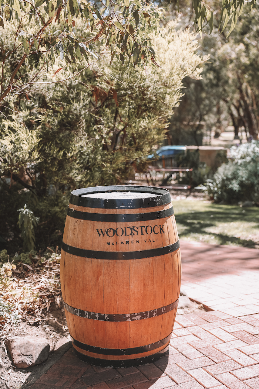 Baril de vin chez Woodstock - McLaren Vale - South Australia (SA) - Australie