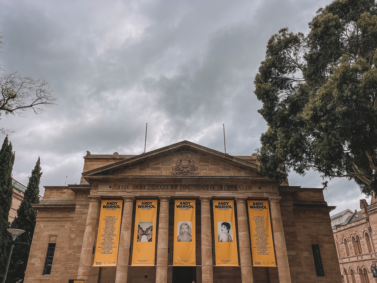 Front facade of AGSA - Adelaide - South Australia (SA) - Australia