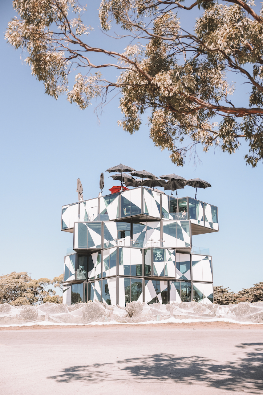Le d'Arenberg Cube vue de l'extérieur - McLaren Vale - South Australia (SA) - Australie