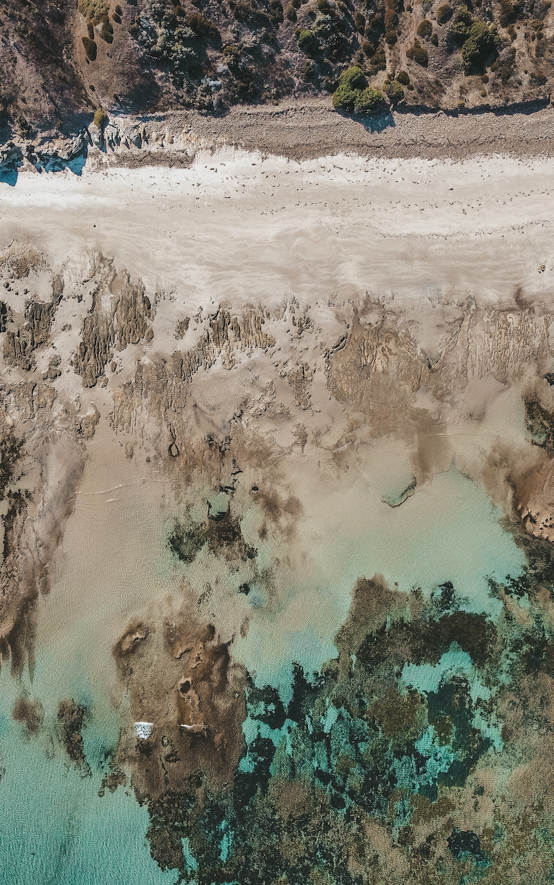 Vues aériennes de Sellicks Beach - McLaren Vale - South Australia (SA) - Australie