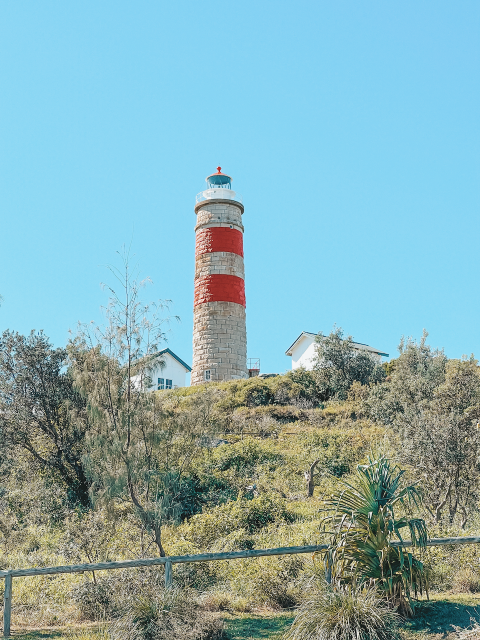 Le phare du Cape Moreton - Île de Moreton - Queensland - Australie