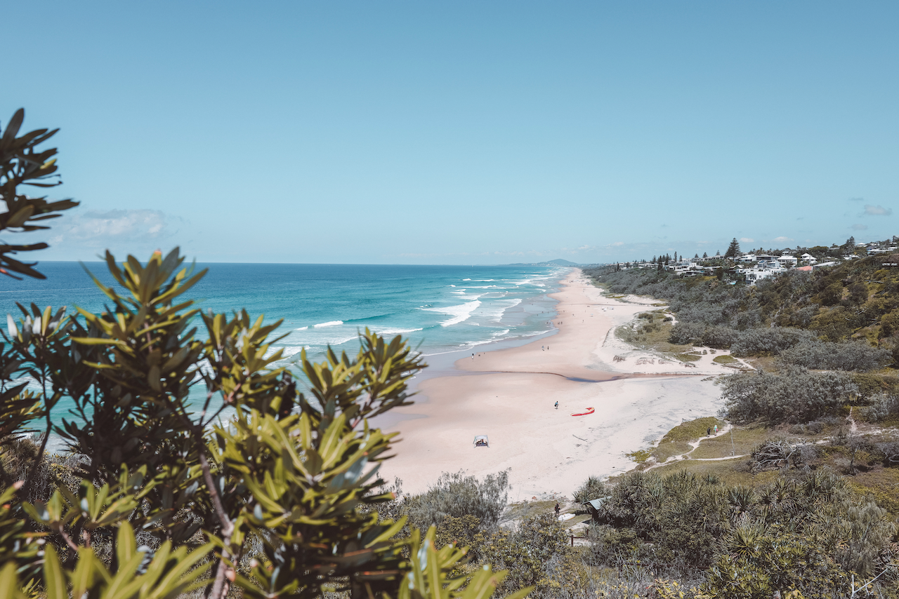 Vue de Sunshine Beach depuis le belvédère - Noosa - Queensland - Australie
