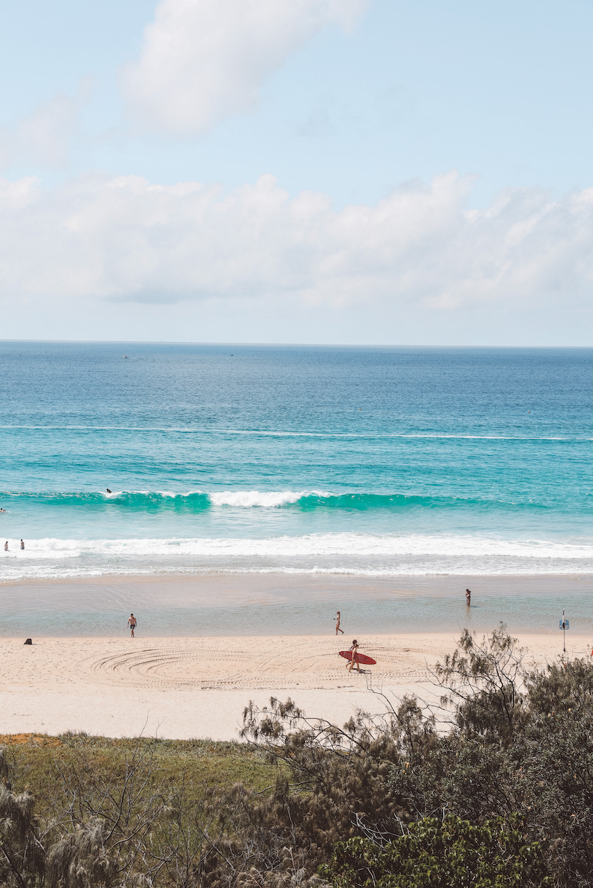La plage de Sunshine Beach - Noosa - Queensland - Australie