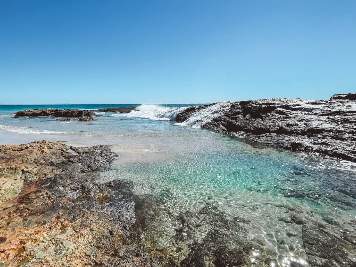 Les Champagne Pools - Île de Moreton - Queensland - Australie