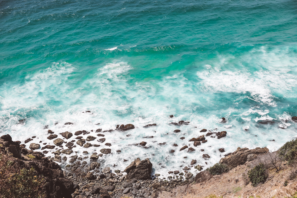 Blue Ocean from Cape Byron Walking Track - Byron Bay - New South Wales - Australia