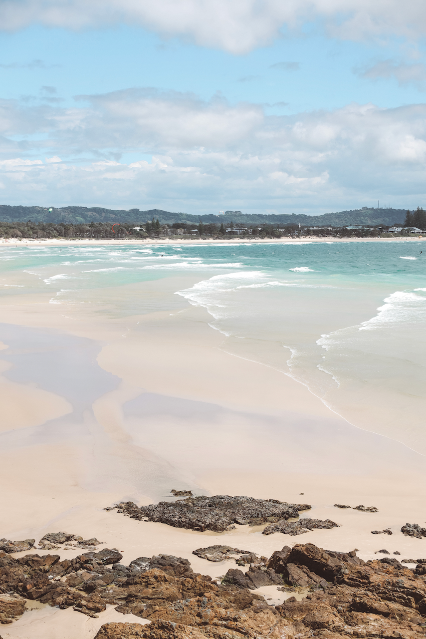 Stunning empty beach at the Pass - Byron Bay - New South Wales - Australia