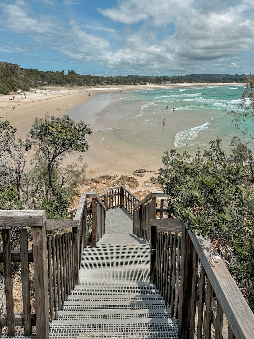 The staircase at the Pass - Byron Bay - New South Wales - Australia