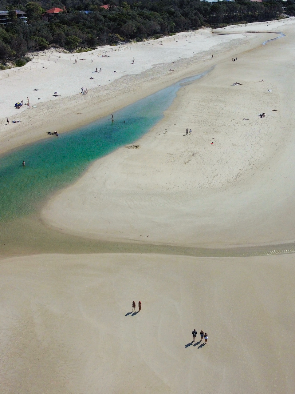 Piscines naturelles à marée basse - Clarkes Beach - Byron Bay - New South Wales - Australie