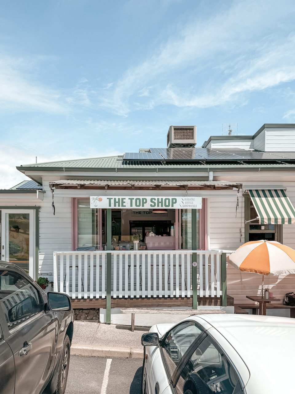 La facade du café Top Shop - Byron Bay - New South Wales - Australie