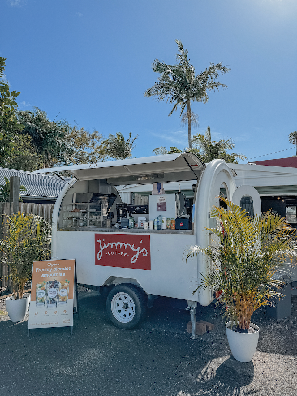 The cute little foodtruck from Jimmy's Coffee - Byron Bay - New South Wales - Australia