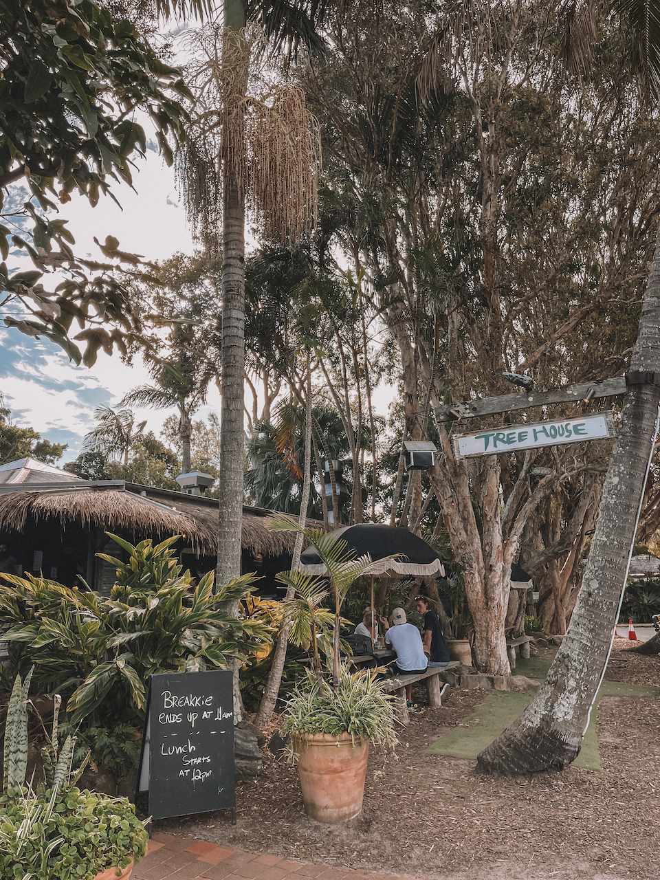 The entrance of Treehouse on Belongil - Byron Bay - New South Wales - Australia