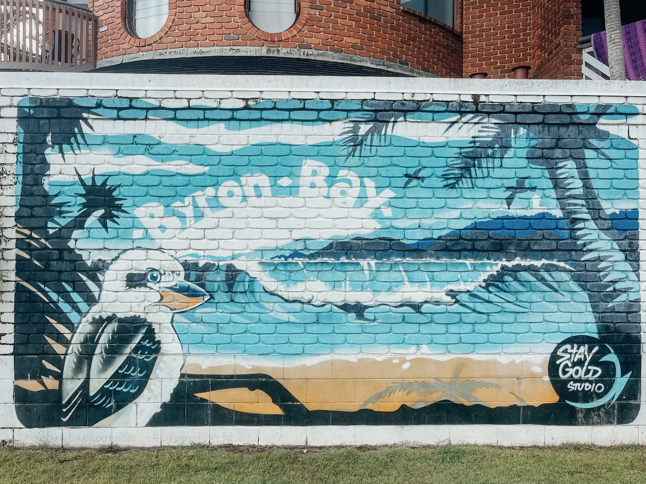Graffiti d'un kooaburra  - Byron Bay - New South Wales - Australie