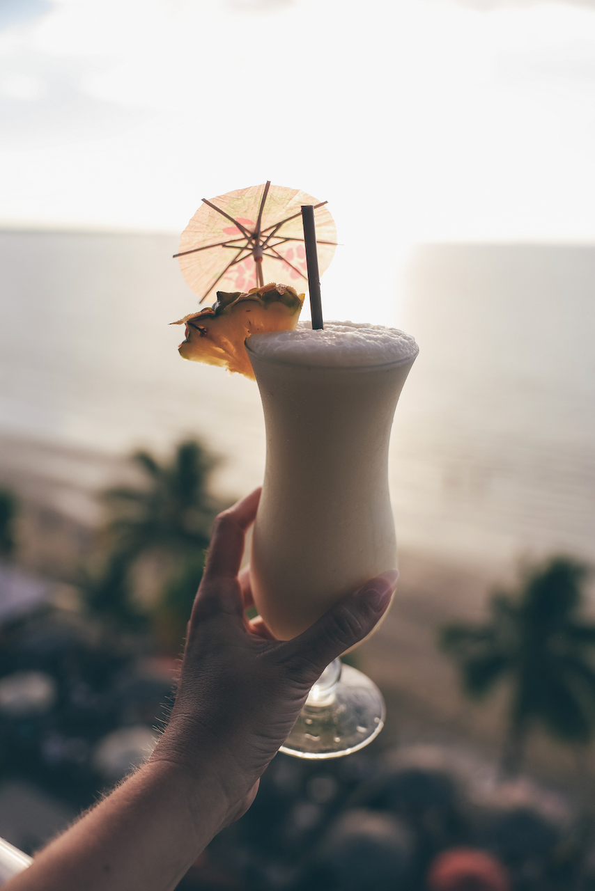 Piña colada au Club 57 - Nadi - Viti Levu - Îles Fidji