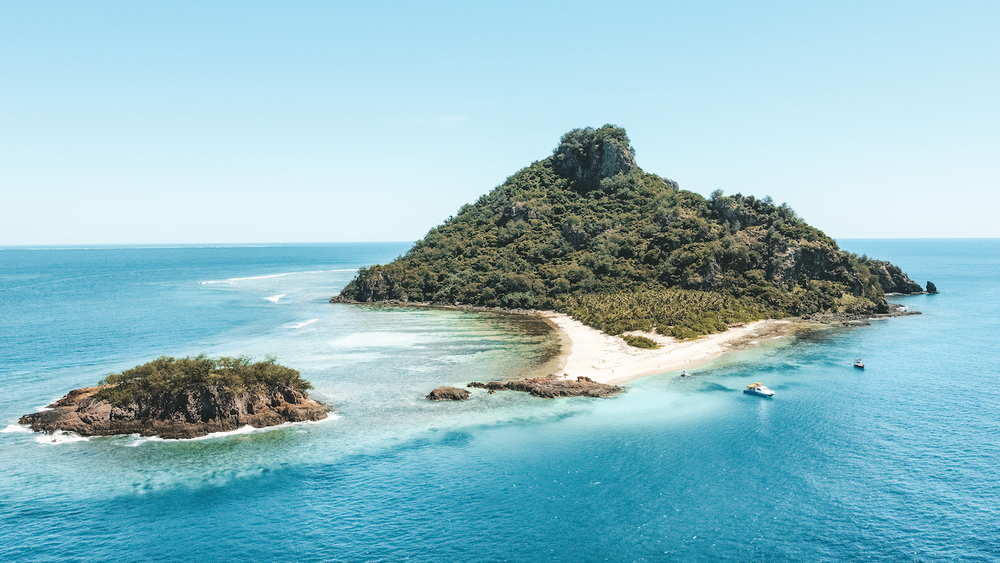 The Island where they filmed Castaway movie - Mamanuca Islands - Fiji