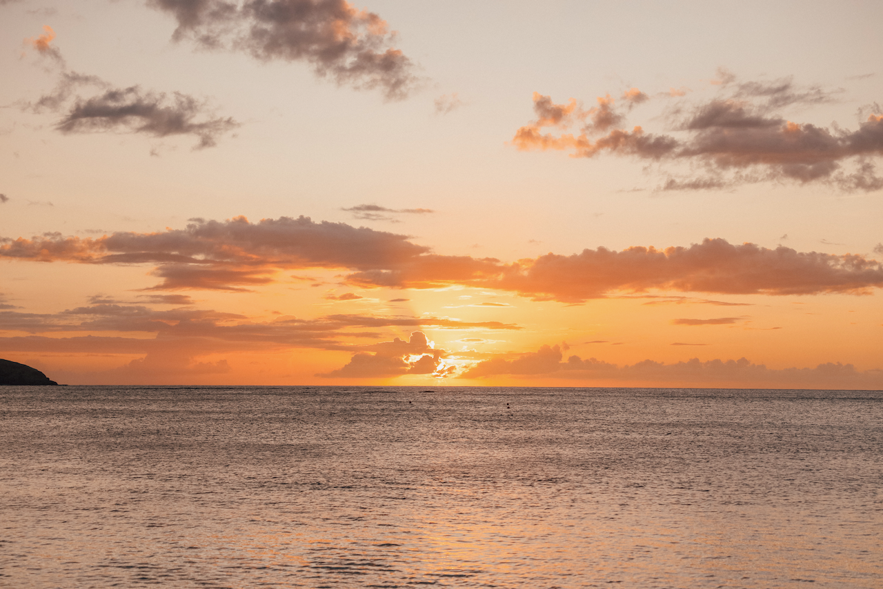 Incredible sunset - Barefoot Manta Resort - Yasawa Islands - Fiji
