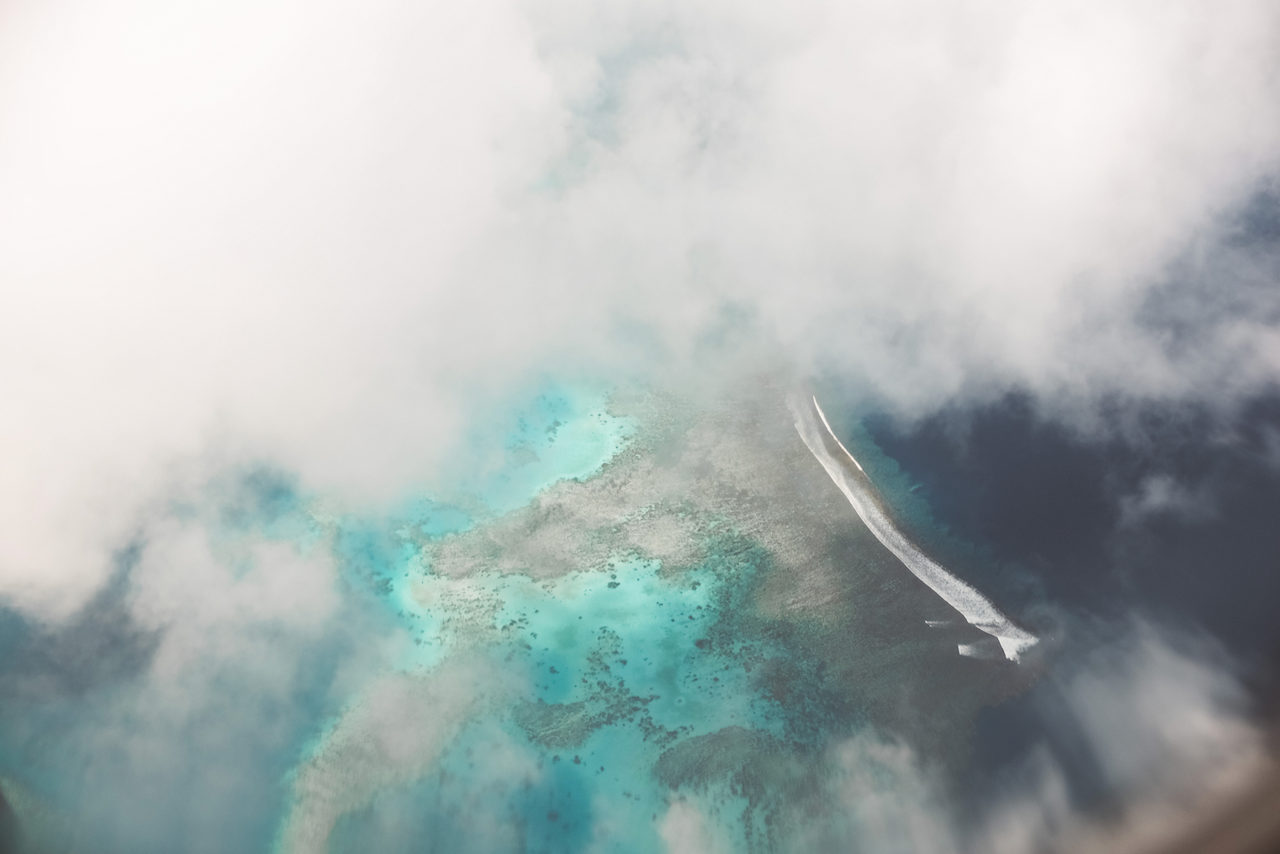 Le Rainbow Reef vue depuis l'avion - Île de Taveuni - Îles Fidji