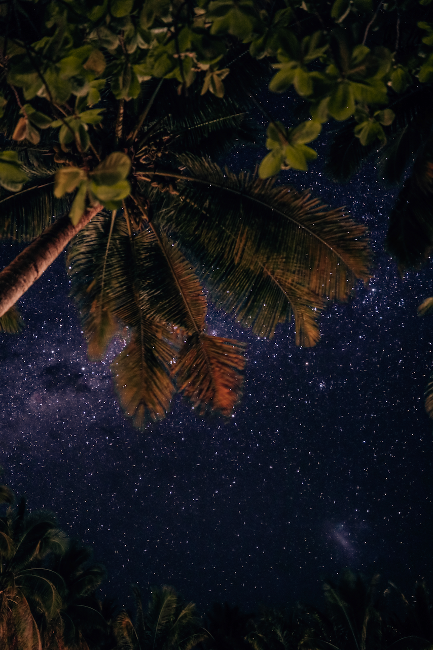 Ciel étoilé et voie lactée - Barefoot Manta Resort - Île de Drawaqa - Îles Yasawa - Îles Fidji