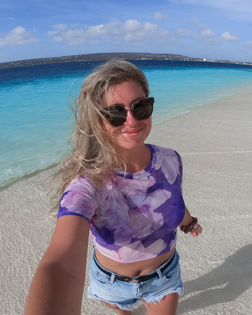 Selfie à Klein Bonaire - Bonaire - Îles ABC - Caraïbes