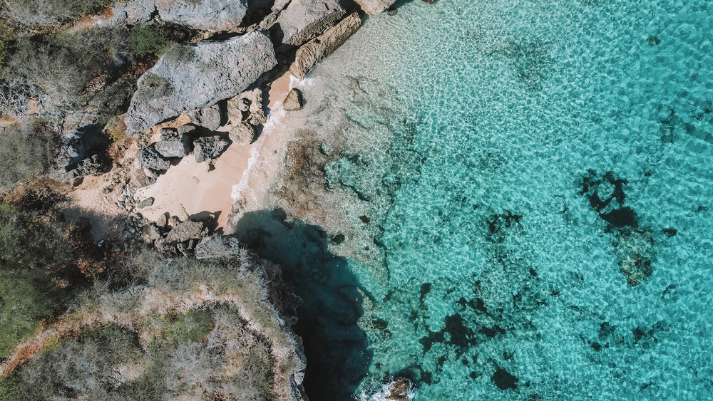 Playa Gipy Seen from Above - Curaçao - ABC Islands