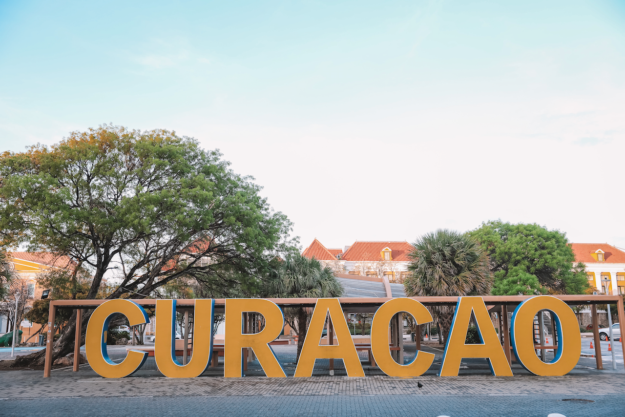 Signe de Curaçao Willemstad - Curaçao - Îles ABC - Caraïbes