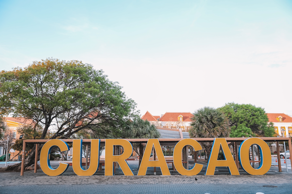 Curaçao Sign in Willemstad - Curaçao - ABC Islands