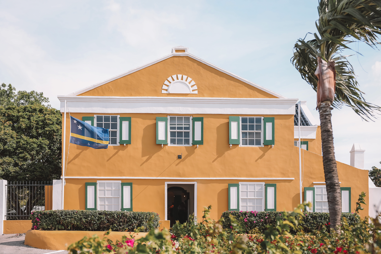 Immeuble jaune - Willemstad - Curaçao - Îles ABC - Caraïbes
