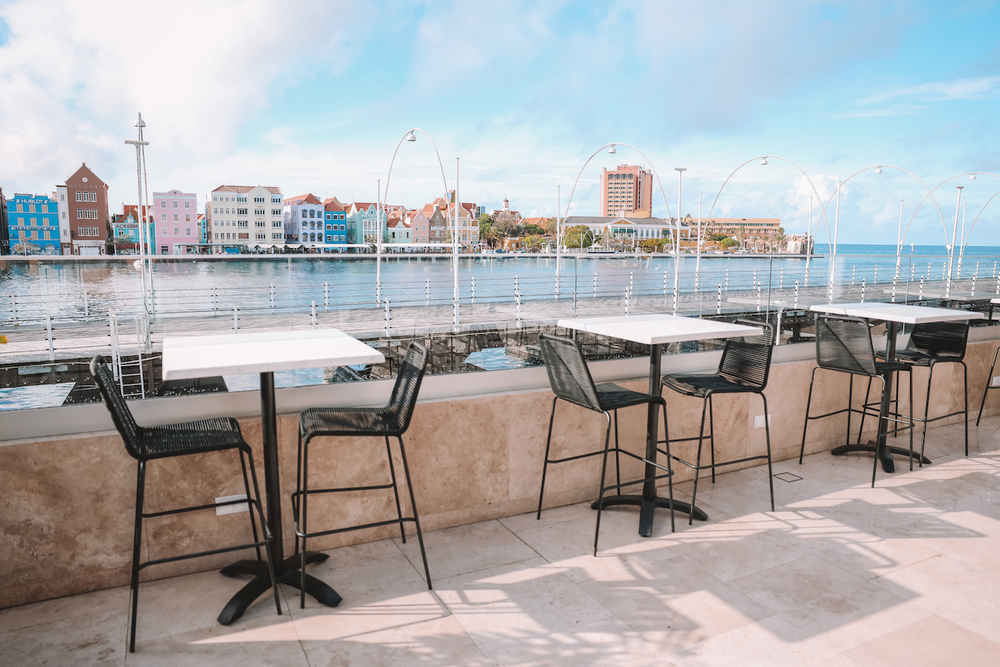 The bar tables at Bapor - Willemstad - Curaçao - ABC Islands
