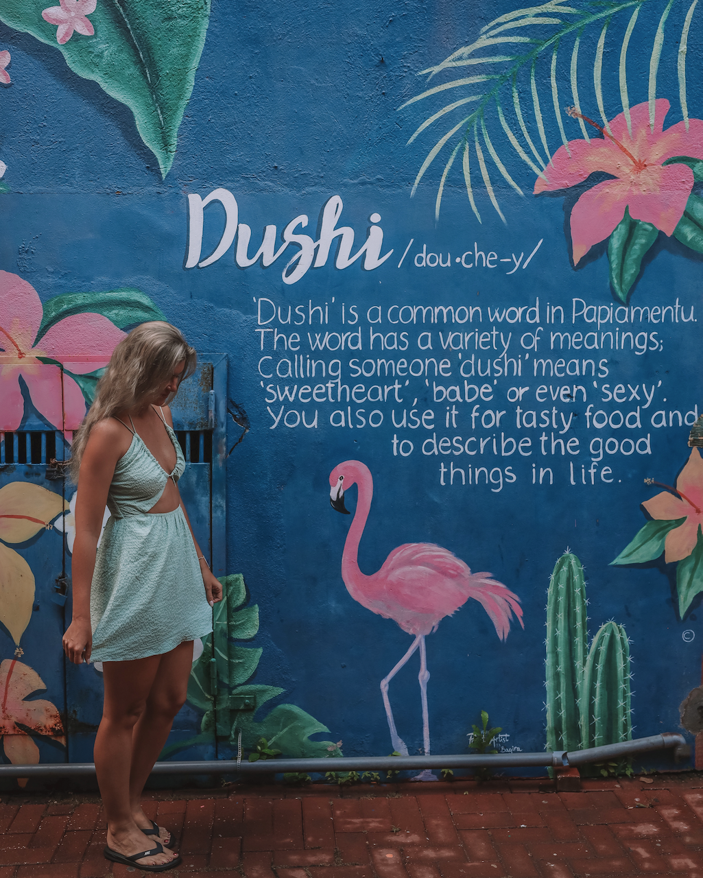 Dushi murale - Willemstad - Curaçao - Îles ABC - Caraïbes