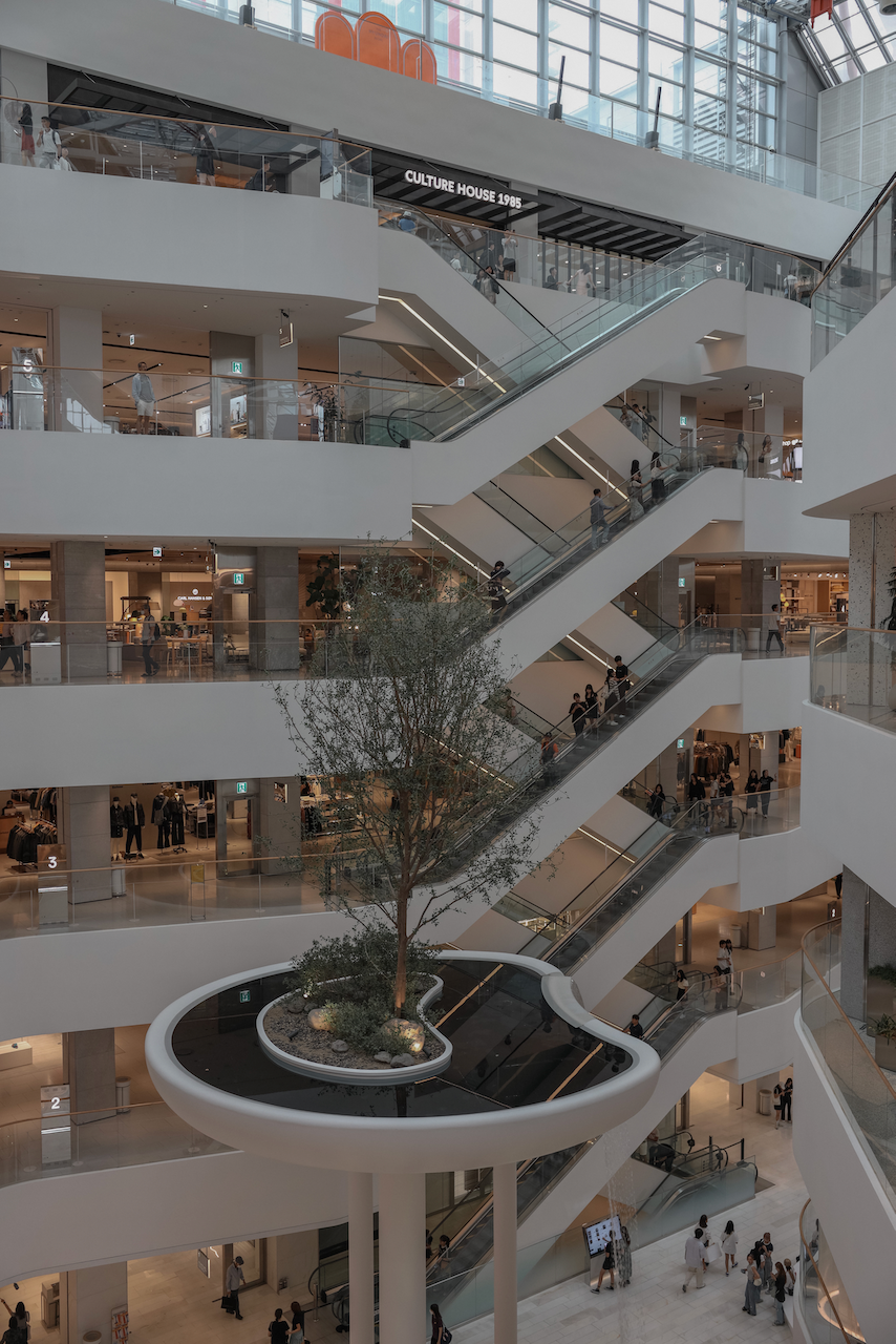 Staircase at the Hyundai Seoul - Seoul - South Korea