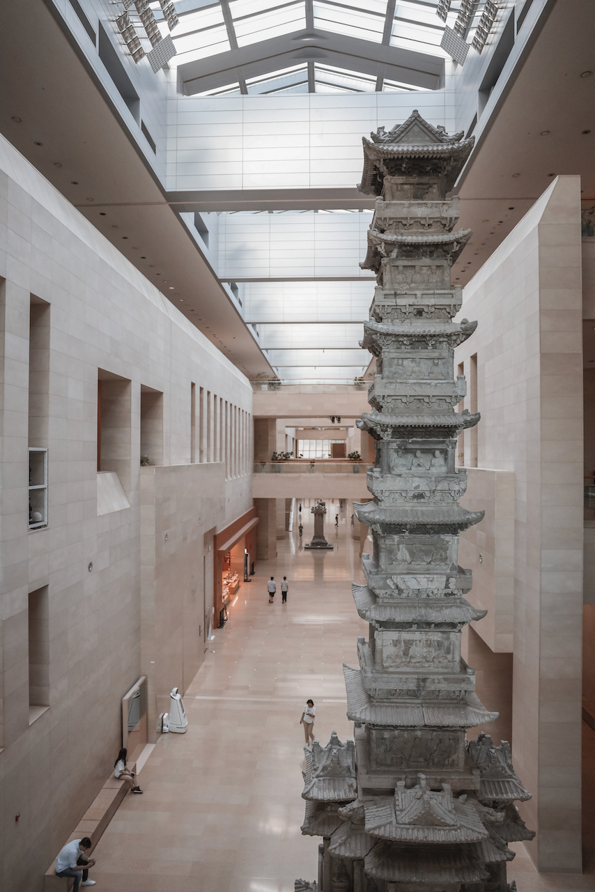 Interior of the National Museum of Korea - Seoul - South Korea