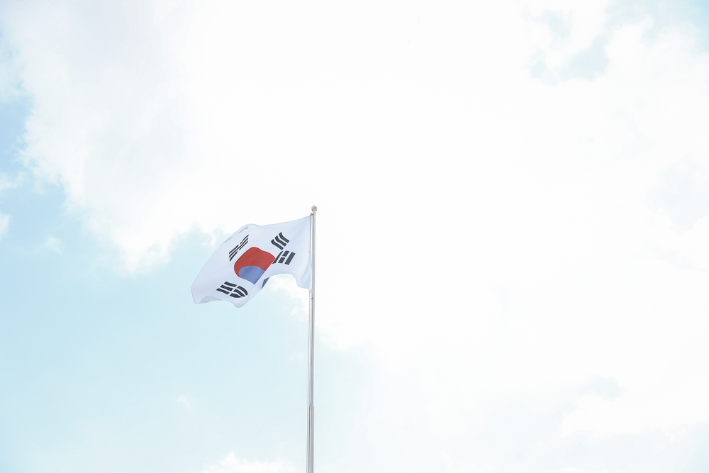 South Korean flag at DDP - Seoul - South Korea