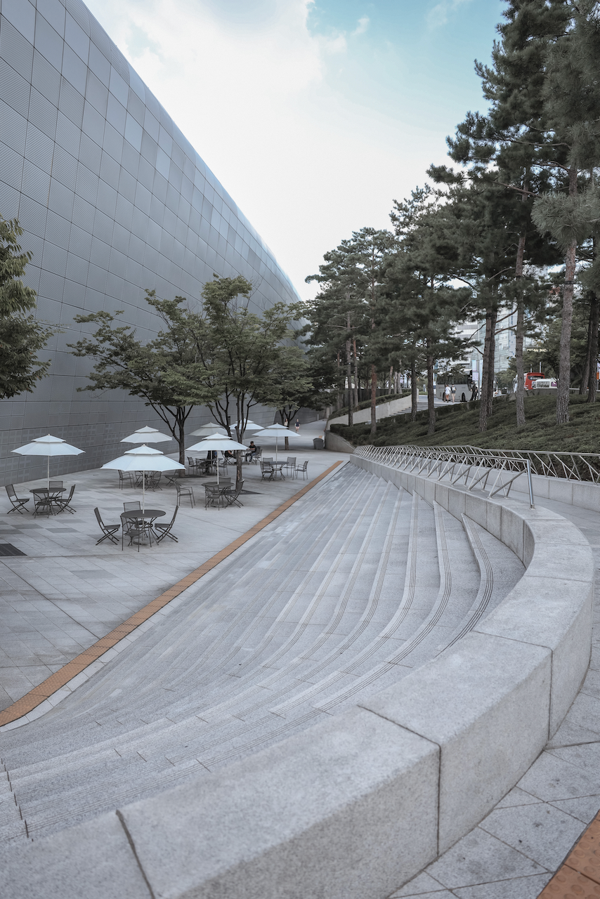 Outdoor cafe from DDP - Seoul - South Korea