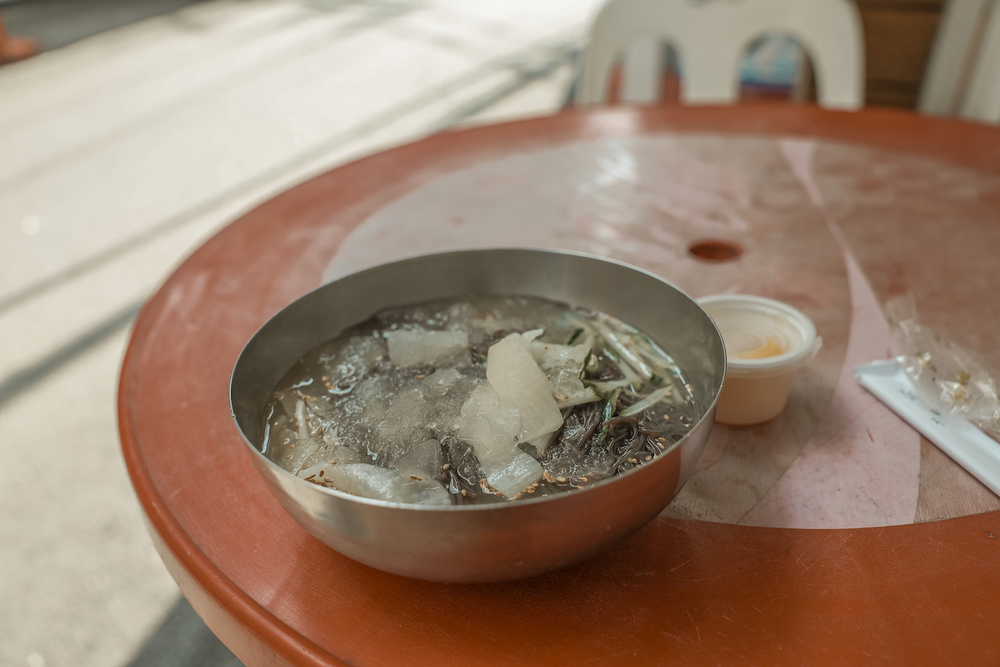 Naengmyeon (cold noodle soup) - Seoul - South Korea