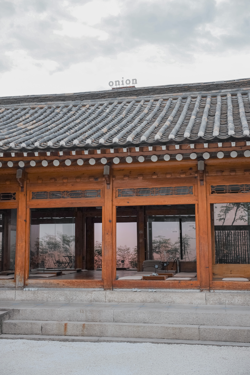 Le toit du Onion Anguk Café - Séoul - Corée du Sud