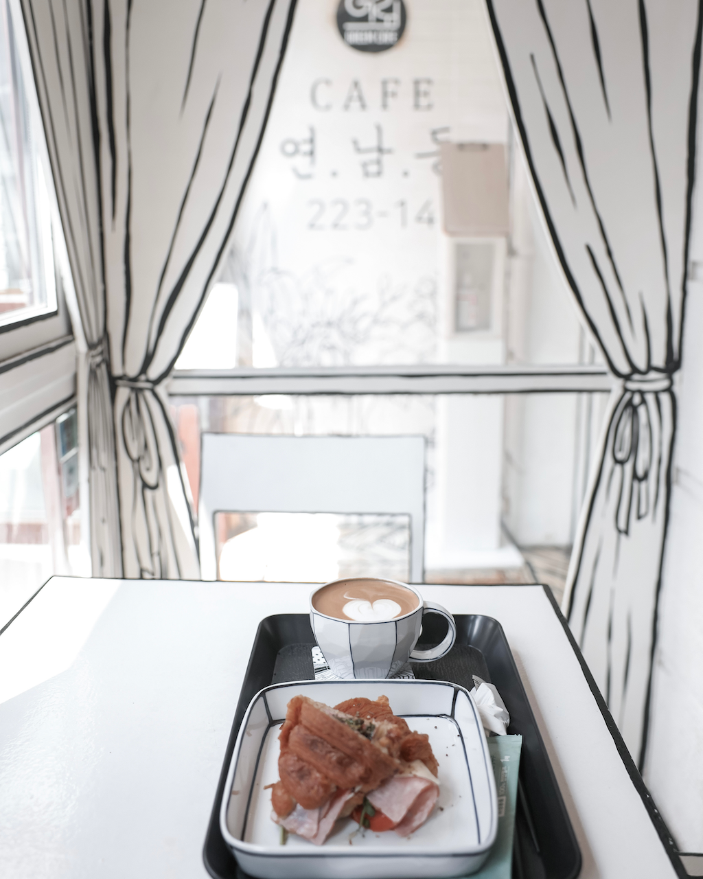 Un croissant au Greem Café - Séoul - Corée du Sud