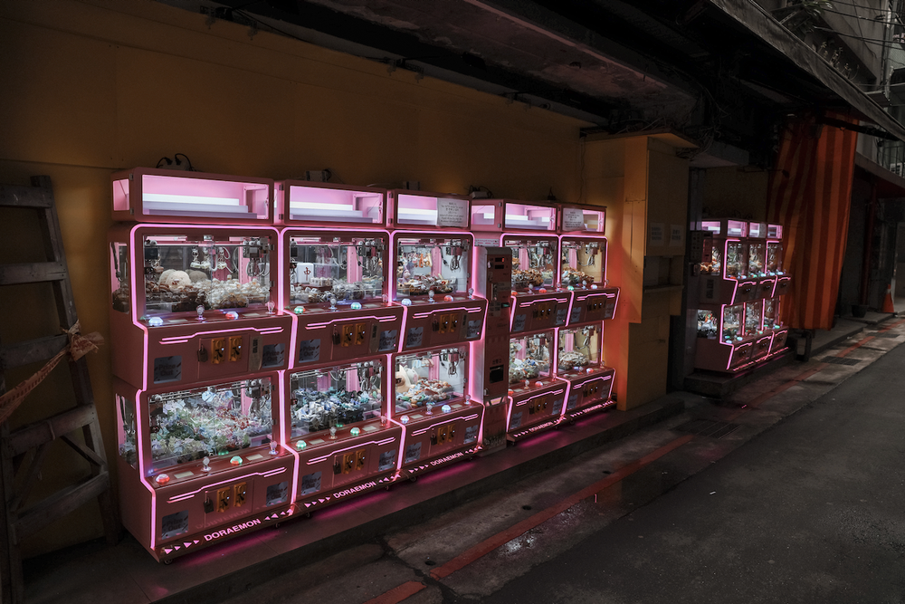 Claw machine arcades in Shi-men Ting - Taipei - Taiwan
