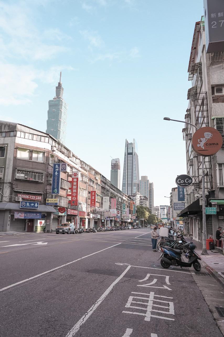 Rue Songren - Taipei - Taïwan